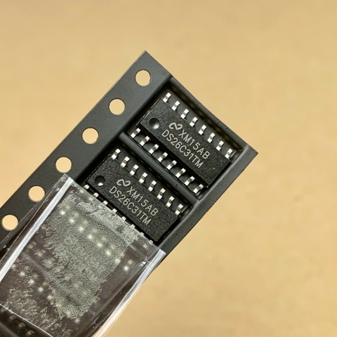 4 cái DS26C31TM DS26C31TMX/NOPB 26C31 DS26C31TMX IC giao tiếp RS-422 SOP-16