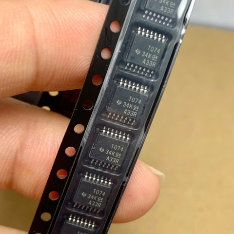 2 cái TL074CPWR T074 IC khuếch đại 4 chiều JFET TSSOP-14 chính hãng