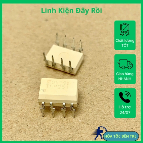 2 cái OPTO cách ly TLP251 TLP251F DIP-8