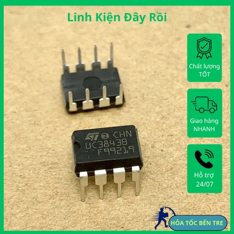 4 cái 3843B UC3843 UC3843B UC3843BN DIP-8 chính hãng