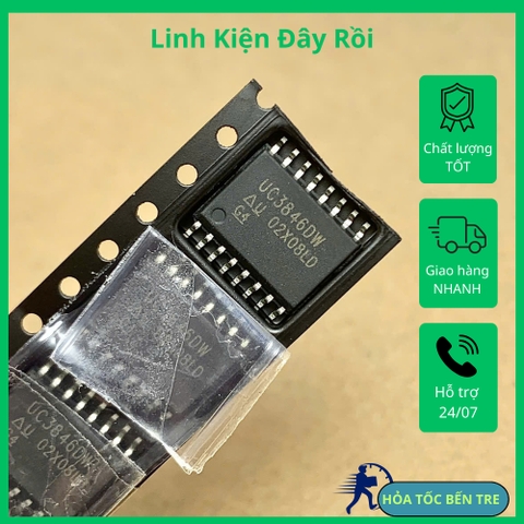 Linh kiện điện tử ic dao động UC3846 UC3846DW SOP16 chính hãng