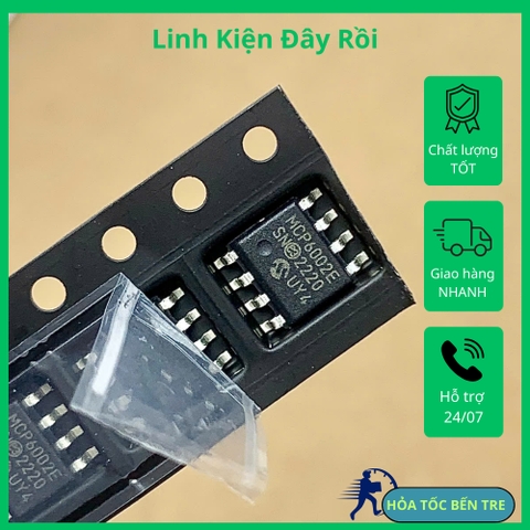 4 cái 6002E MCP6002 MCP6002T-E/SN MCP6002E SOIC-8 MICROCHIP chính hãng