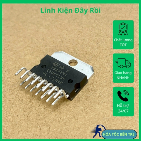 TDA7294 IC khuếch đại âm thanh DMOS 100V 100W ZIP-15 chính hãng
