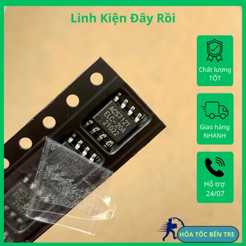 ACS712TELC-20A ACS712ELCTR-20A IC cảm biến dòng 20A SOP-8