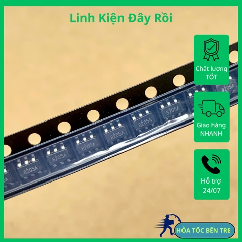 10 sản phẩm FS8205S 8205A 8205S SOT23-6 chip bảo vệ Pin lithium 18650