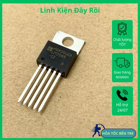 IC nguồn LM2595T-12 TO-220-5 ổn định Buck