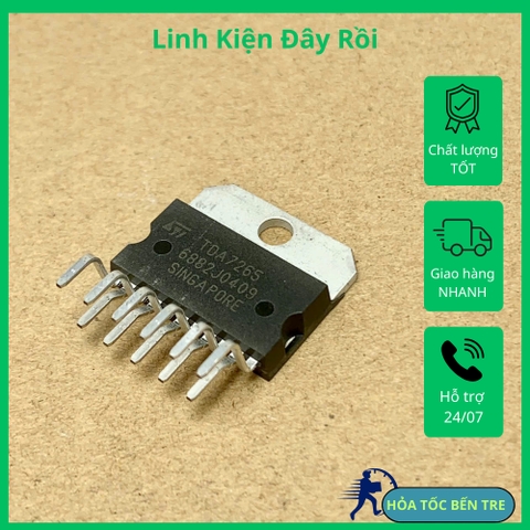 Linh kiện điện tử IC KHUẾCH ĐẠI ÂM THANH ZIP ST TDA7265 TDA726S chính hãng