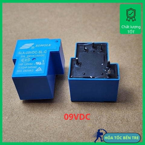 RELAY SLA-09VDC-SL-A RELAY 6 chân tải 30A 250V nguồn cấp cuộn dây 9VDC