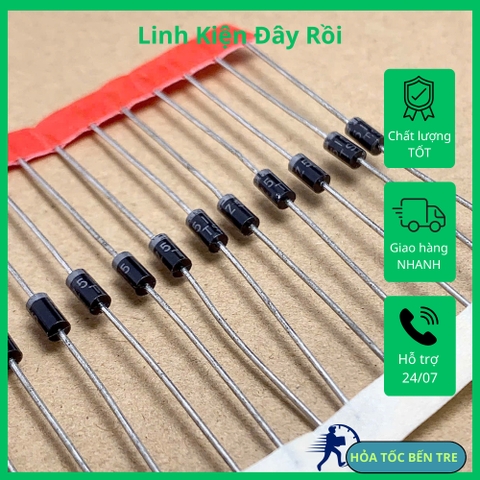 10 cái diode zener 1W 2V7 3V 3V3 3V6 3V9 4V3 4V7 5V1 5V6 6V2 6V8 8V2 9V1 15V 16V 18V 24V 30V 39V 51V
