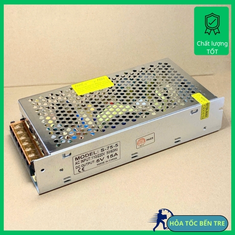 Nguồn tổ ong 5V 5A 10A 15A 30A S-25-5 S-50-5 S-75-5 S-150-5 bảo hành 90 ngày