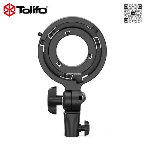 Bộ gá chuyển đổi phụ kiện TOLIFO Ngàm Mini S → Ngàm Bowens