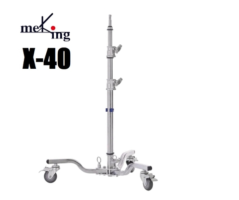 Chân Đèn C-Stand Meking X-40 Cao 2.7m, Chịu Tải 18kg – Chính Hãng
