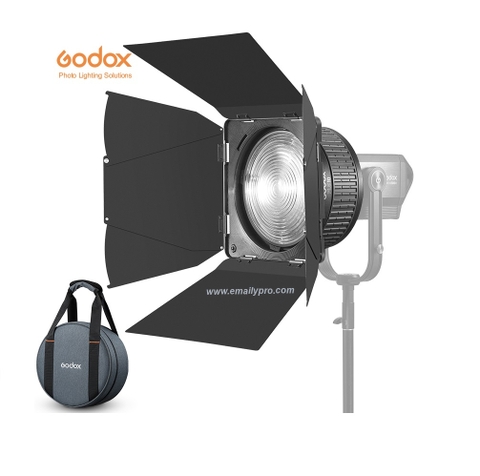 Combo Godox FRESNEL FLS-8 & Barndoor LB-01