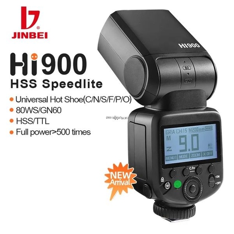 Đèn Flash JINBEI Speedlite Hi 900 HSS TTL Chuyên Nghiệp