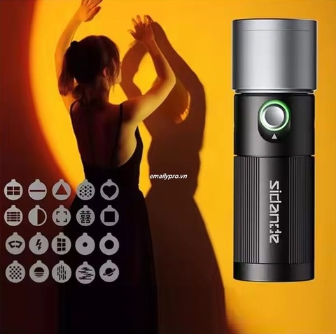 ĐÈN SIDANDE LED PIN CẦM TAY 10W-8400mAh