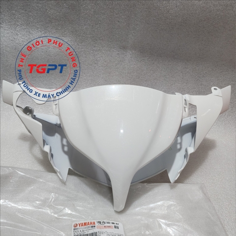 Nắp trước tay lái, Ốp đầu Jupiter Fi (2014-2024) trắng - 1PB-F6143-00-P7