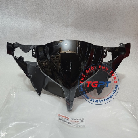 Nắp trước tay lái, Ốp đầu Jupiter Fi (2014-2024) đen bóng - 1PB-F6143-00-P2