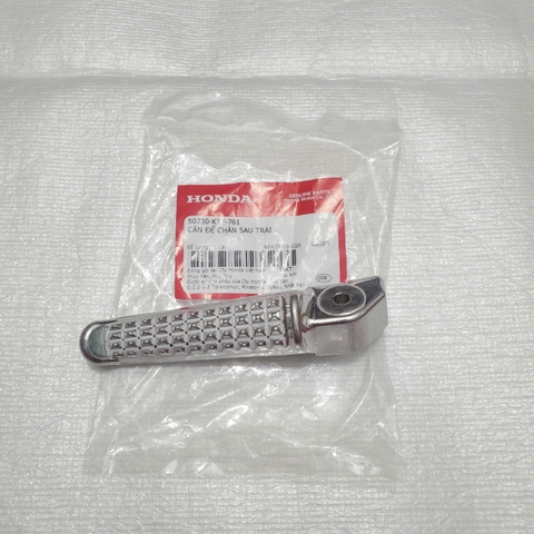 Cần để chân sau, Cục nhôm gác chân sau Sonic 150, Winner 150, Winner X trái - 50730-KT7-761