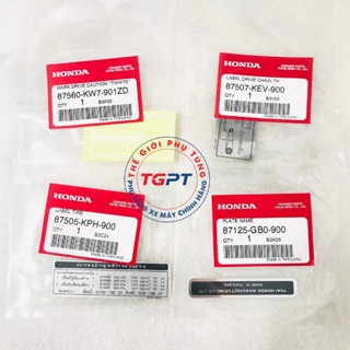 Bộ tem thông số Wave Thái 110 /87507-KEV-900/ 87560-KW7-901ZD/ 87505-KPH-900/ 87125-GB0-900