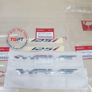 Bộ tem WAVE 125i (4 tem) trắng /86643-K73-T60ZD/ 86649-K73-T70ZA