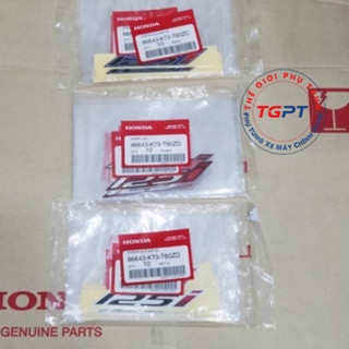 Cặp Tem Chữ 125i cho xe Wave 125i, Fu Led /86643-K73-T90ZD/86643-K73-T60ZD/86643-K73-T60ZC