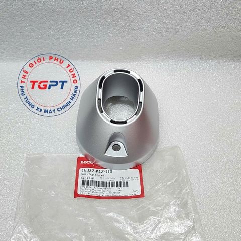 Nắp chụp ống xả, chụp đít pô, chụp đuôi pô Vario 160, Click 160, PCX 160 /18327-K1Z-J10