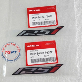 Tem chữ 125I xe xe Wave 125i xanh /86643-K73-T90ZA