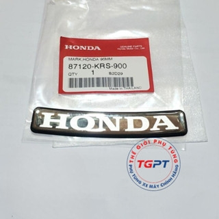 Tem chữ Honda dẻo mặt nạ Wave Alpha - ZX /87120-KRS-900