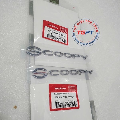 Tem chữ nổi Scoopy 2017-2019 /86836-K93-N00ZA