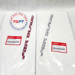 Tem chữ nổi xe Air Blade, Tem ốp sườn xe AB 2016-2019 /86835-K66-V00ZA/86835-K66-V90ZA