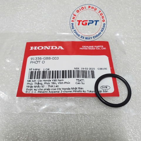 Phớt O, Ron cao su đầu ty phuộc xe Winner 150, xe PCX 125, xe SH mode, xe Lead 125 (27mm) /91356-GBB-003