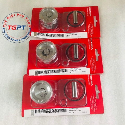 Bộ piston bạc Future Neo, Future X, Neo Fi - 131A1-KPH-881/ 131A2-KPH-881/ 131A3-KPH-881