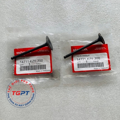 Cây xupap Vario 150, Click thái, Air Blade, SH (125/150) - 14711-KZY-700/ 14721-KZY-700