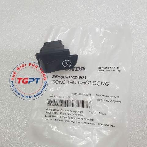 Công tắc khởi động, Nút đề Wave S110, Winner 150, Air Blade (2011-2020) /35160-KYZ-901