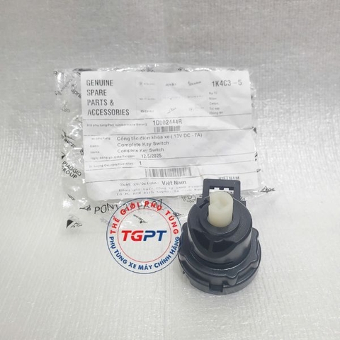 Công tắc điện khóa xe (13V DC - 7A), Đít từ đuôi ổ khóa Vespa LX, Liberty, Fly - 1D002444R