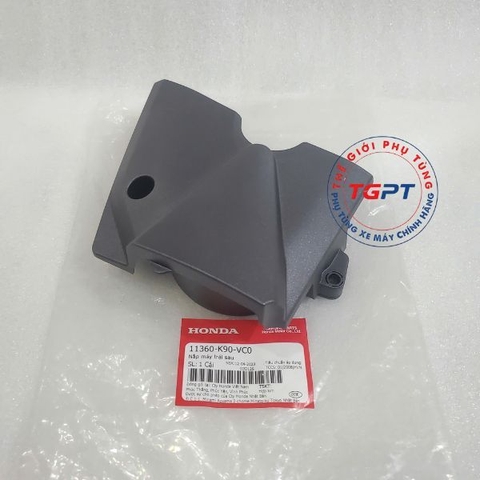 Nắp máy trái sau, nắp cá, đuôi cá RSX 110 đen mờ (2020-2023) - 11360-K90-VC0