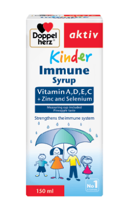 Siro tăng đề kháng Doppel herz Kinder immune syrup 150ml (1Y+)
