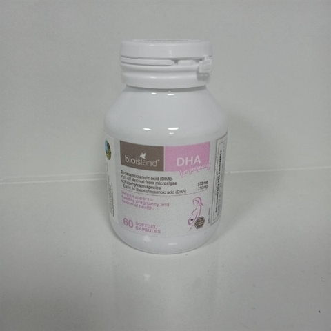 Bioisland DHA bầu 60 viên