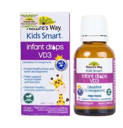 Nature's Way Kids Smart Infant Drops Vitamin D3 13ml (0M+)