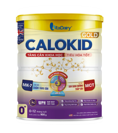 SPDD công thức Calokid Gold 0+ 900g - S - 12T - Thùng 12