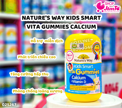Nature's way KS Vita Gummies calcium 60v (2Y+)