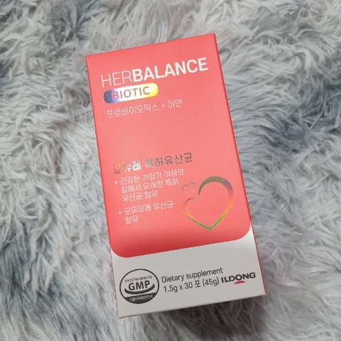 Men vi sinh cho mẹ bầu và sau sinh Herbalance Biotic(1.5g x 30 gói) (18Y+) - 12T