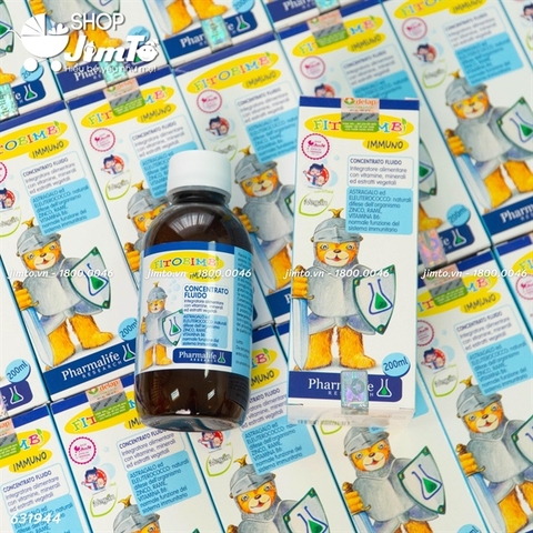 Siro tăng đề kháng Immuno Bimbi Pharmalife 200ml (6M+) (N)