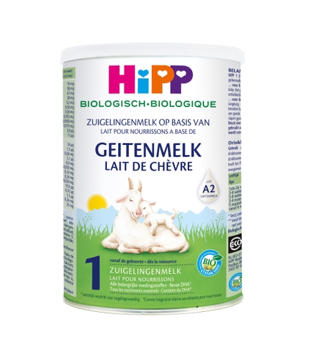 Sữa Hipp dê Organic số 1 400g ( 0-6m) - 12T - Thùng 24