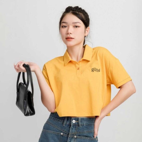 Áo polo nữ thêu hình