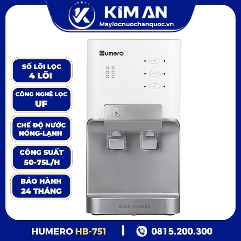 Máy Lọc Nước Để Bàn Nóng Lạnh Humero HB-751