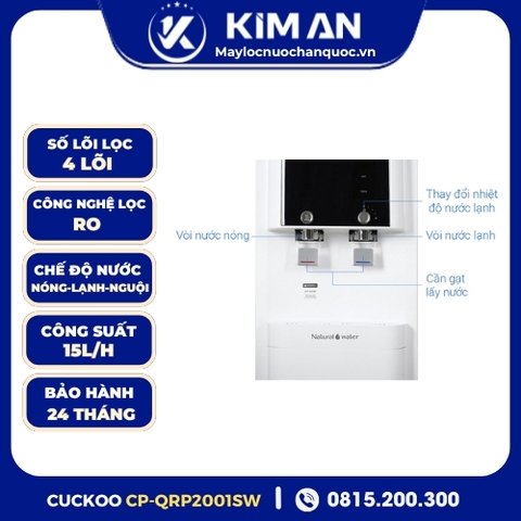 Máy Lọc Nước Cuckoo Nóng Lạnh CP-QRP2001SW