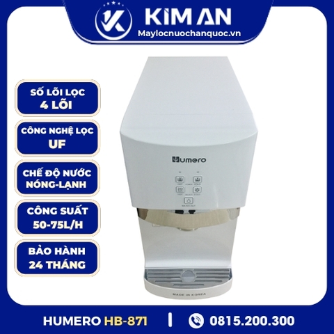 Máy Lọc Nước UF Để Bàn Nóng Lạnh Humero HB-871