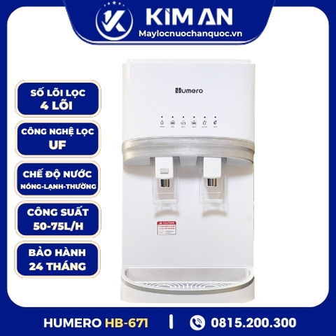 Máy Lọc Nước UF Để Bàn Nóng Lạnh Humero HB-671