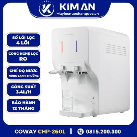 Máy Lọc Nước Coway Để Bàn Nóng - Lạnh - Thường CHP-260L